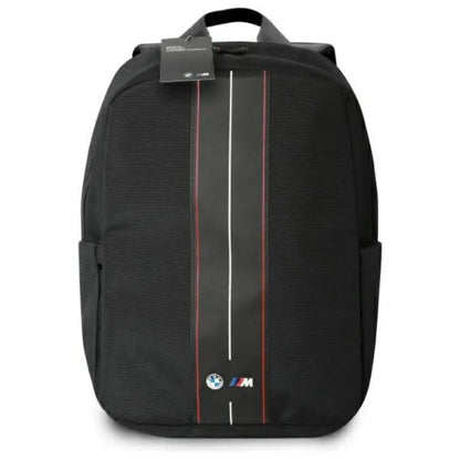 BMW „Nylon Red Stripe“ – nešiojamojo kompiuterio kuprinė 16" (juoda)