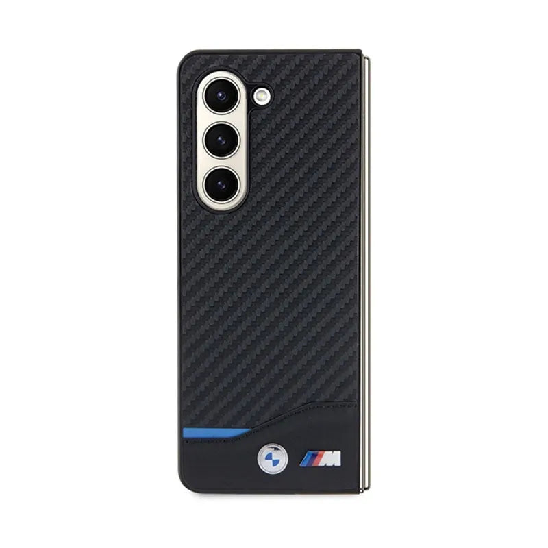 BMW Odos ir Anglies Dėklas skirtas Samsung Galaxy Z Fold 5 (Juodas)