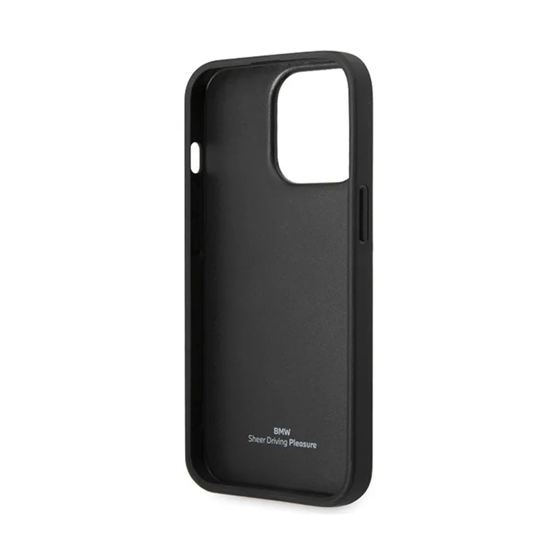 BMW odrė od Diamond Pattern – dklas iPhone 14 Pro (Juoda)