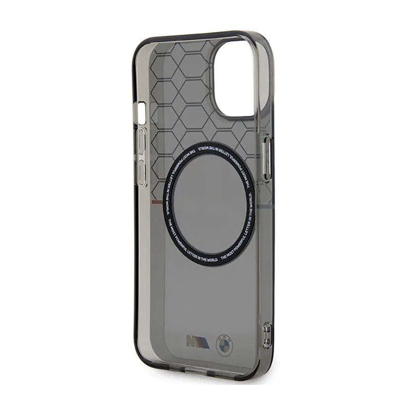 BMW Pattern MagSafe – dėklas skirtas iPhone 14 (Pilka)