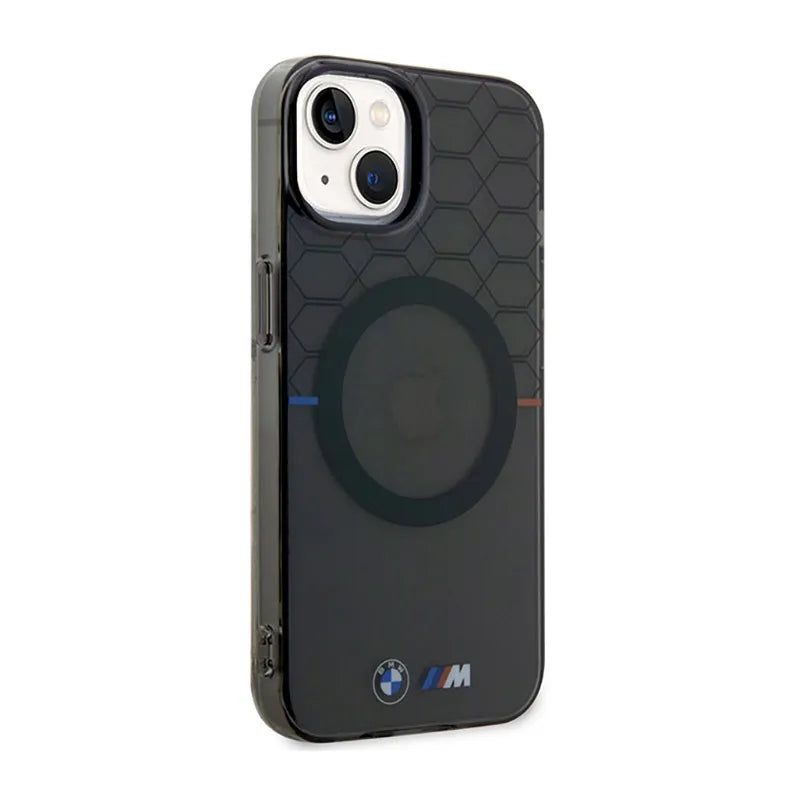 BMW Pattern MagSafe – dėklas skirtas iPhone 14 (Pilka)