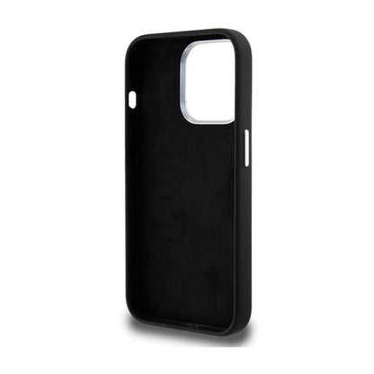BMW Signature Liquid Silicone MagSafe – dėklas, skirtas „iPhone 15 Pro“ (juodas)