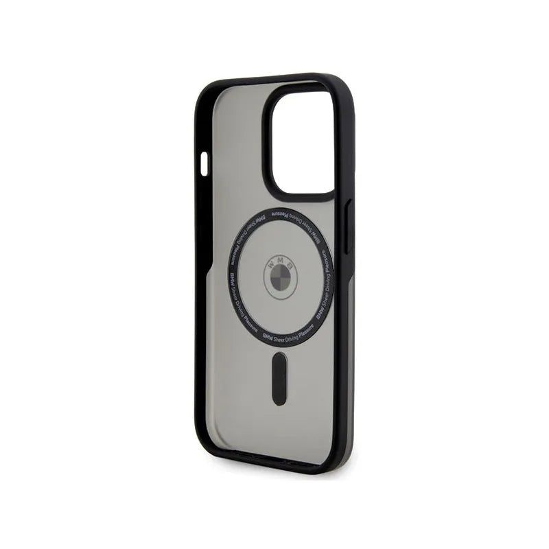 BMW Signature MagSafe – dėklas, skirtas iPhone 14 Pro (juodas)