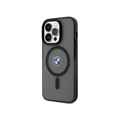 BMW Signature MagSafe – dėklas, skirtas „iPhone 14 Pro Max“ (juodas)