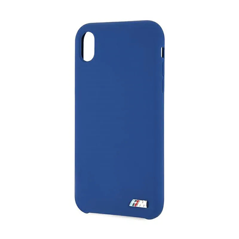 BMW Silicone M Collection - „iPhone Xr“ dėklas (mėlynas)