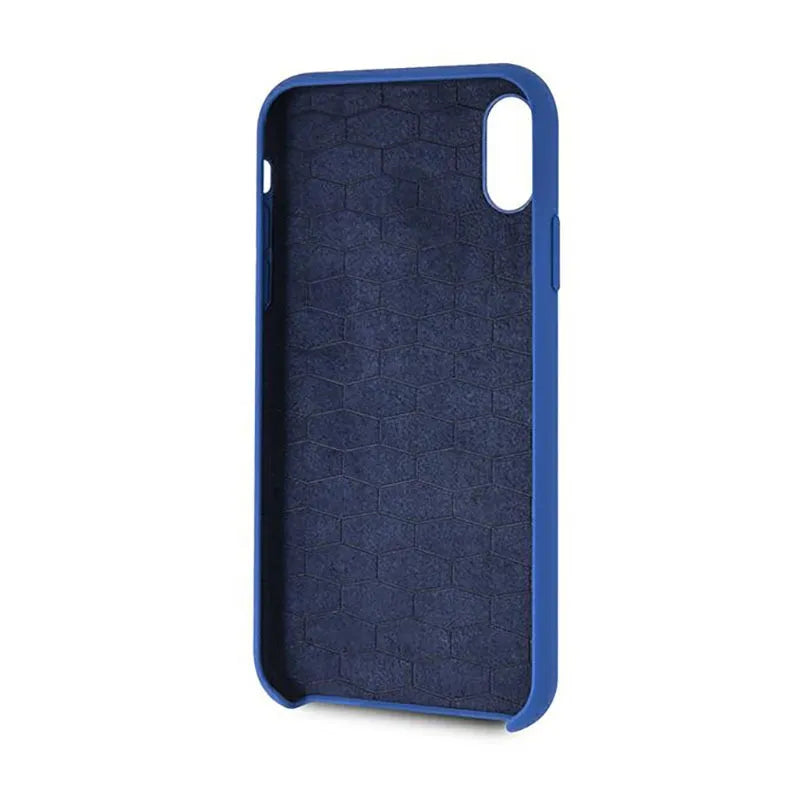 BMW Silicone M Collection - „iPhone Xr“ dėklas (mėlynas)