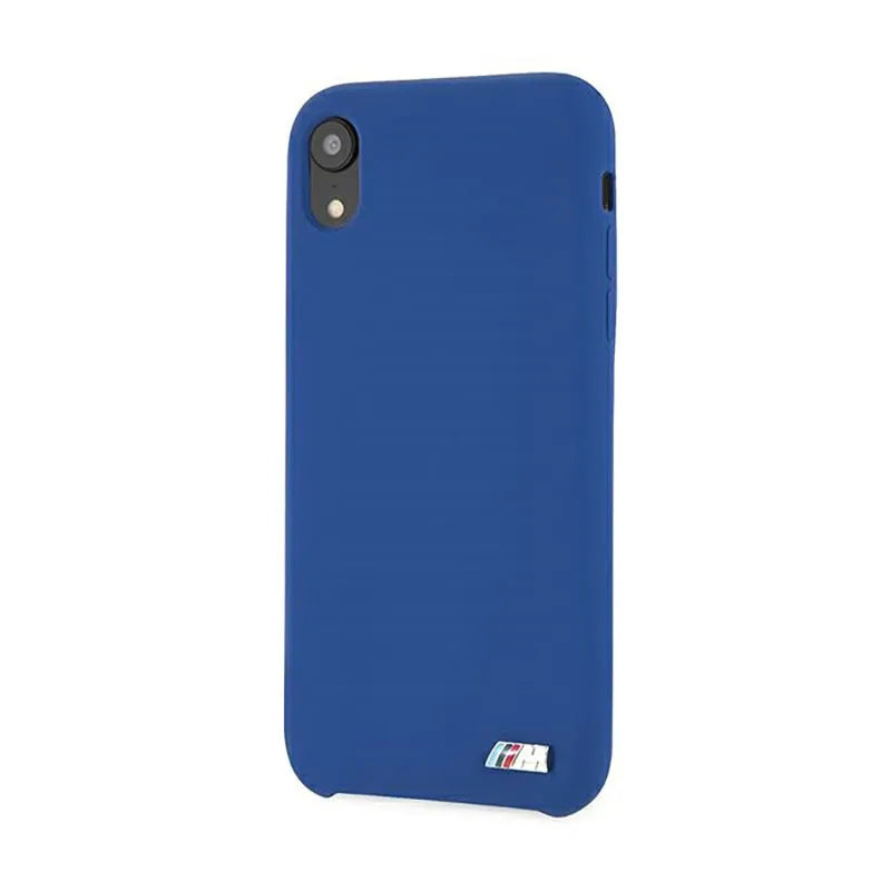 BMW Silicone M Collection - „iPhone Xr“ dėklas (mėlynas)