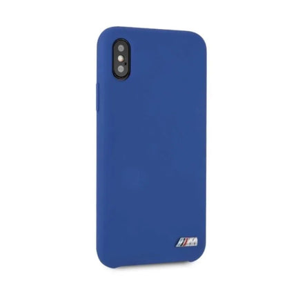 BMW Silikoninė M kolekcija - Dėklas iPhone X / Xs (Mėlynas)
