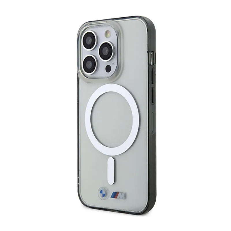 BMW Silver Ring MagSafe – dėklas, skirtas „iPhone 14 Pro“ („Skaidrus“)