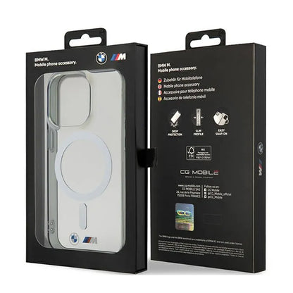 BMW Silver Ring MagSafe – dėklas, skirtas „iPhone 14 Pro“ („Skaidrus“)