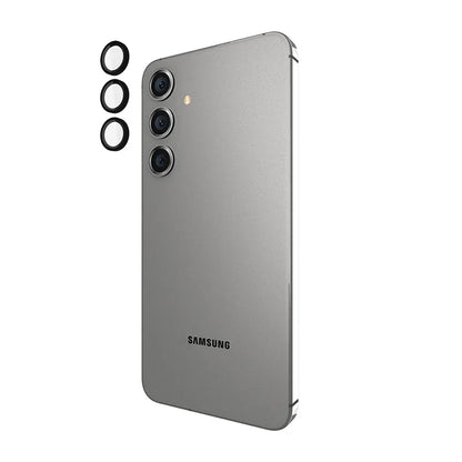 Case-Mate aliuminio žiedinis objektyvo apsauga – apsauginis stiklas, skirtas Samsung Galaxy S24+ kameros objektyvui (juoda)
