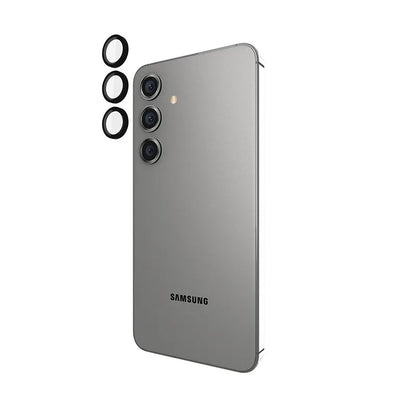 Case-Mate Aluminum Ring Lens Protector - Apsauginis stiklas Samsung Galaxy S24 kameros lęšiui (juodas)