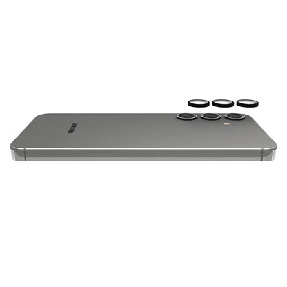 Case-Mate Aluminum Ring Lens Protector - Apsauginis stiklas Samsung Galaxy S24 kameros lęšiui (juodas)