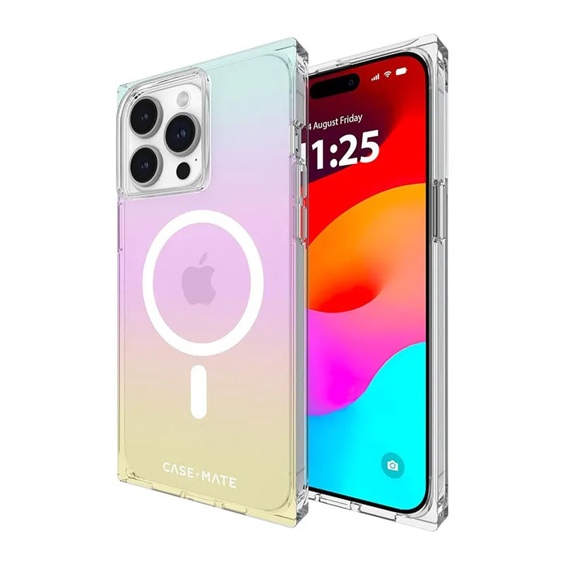 Case-Mate BLOX MagSafe – „iPhone 15 Pro Max“ dėklas („Rainbow Frosting“)