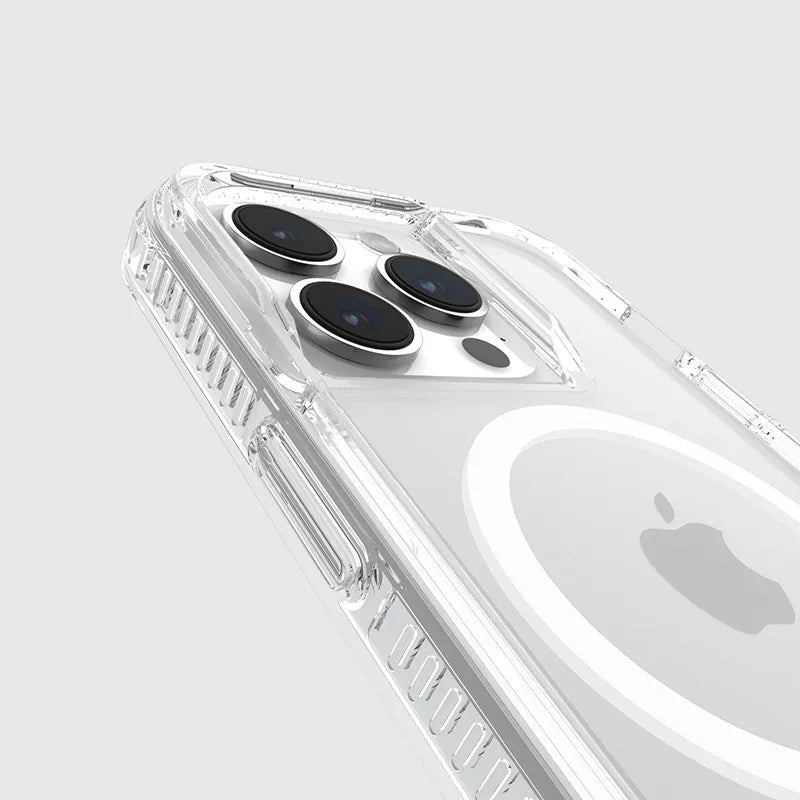 Case-Mate itin tvirtas plius D3O MagSafe – „iPhone 15 Pro“ dėklas (skaidrus)