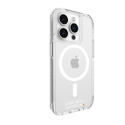 Case-Mate itin tvirtas plius D3O MagSafe – „iPhone 15 Pro“ dėklas (skaidrus)