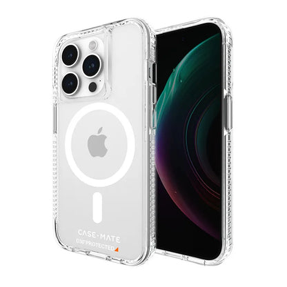 Case-Mate itin tvirtas plius D3O MagSafe – „iPhone 15 Pro“ dėklas (skaidrus)