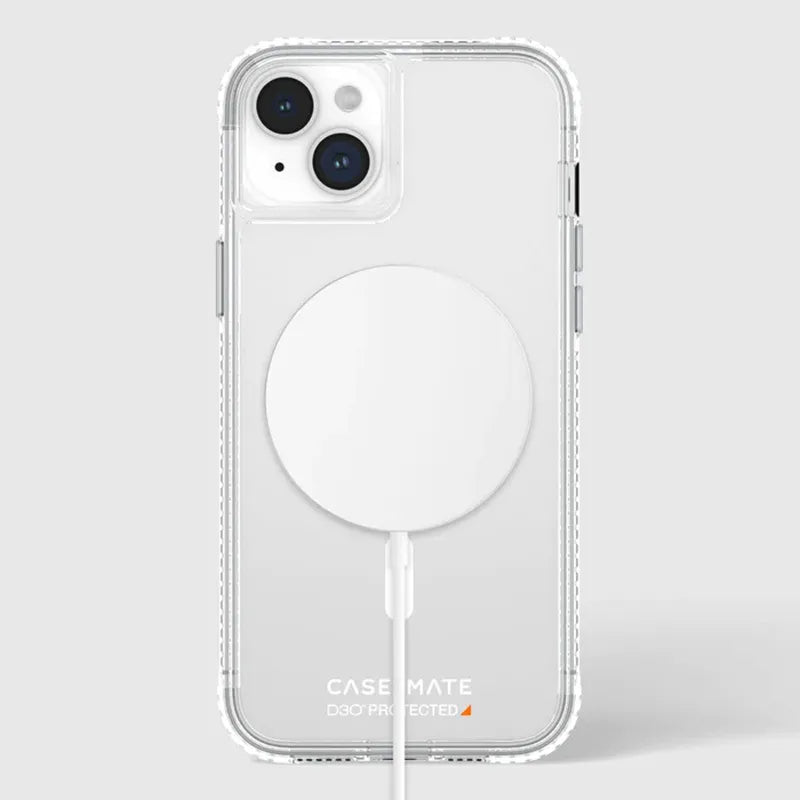 Case-Mate Itin tvirtas su D3O MagSafe – iPhone 15 Plus dėklas (Skaidrus)