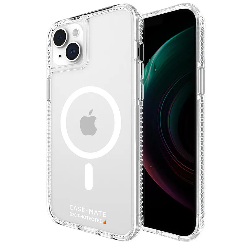 Case-Mate Itin tvirtas su D3O MagSafe – iPhone 15 Plus dėklas (Skaidrus)