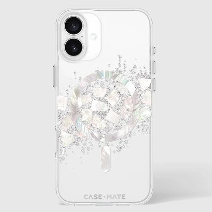 Case-Mate Karat MagSafe – dėklas iPhone 16 Plus su perlų intarpais (A Touch of Pearl)