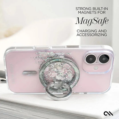 Case-Mate Karat MagSafe – dėklas iPhone 16 Plus su perlų intarpais (A Touch of Pearl)