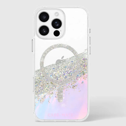 Case-Mate Karat MagSafe – dėklas iPhone 16 Pro Max (Holografinis muilo burbulas)