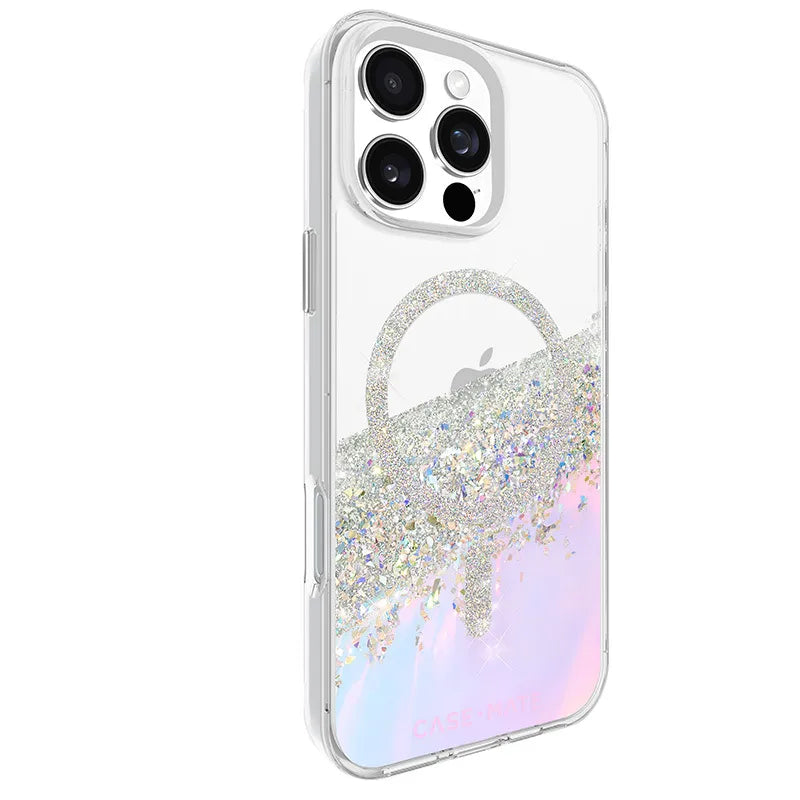 Case-Mate Karat MagSafe – dėklas iPhone 16 Pro Max (Holografinis muilo burbulas)
