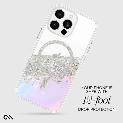 Case-Mate Karat MagSafe – dėklas iPhone 16 Pro Max (Holografinis muilo burbulas)