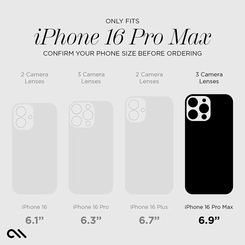 Case-Mate Karat MagSafe – dėklas iPhone 16 Pro Max (Holografinis muilo burbulas)