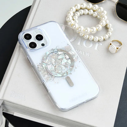 Case-Mate Karat MagSafe – dėklas iPhone 16 Pro su perlamutro intarpais (A Touch of Pearl)