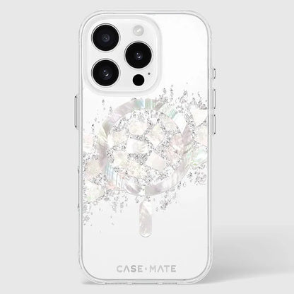 Case-Mate Karat MagSafe – dėklas iPhone 16 Pro su perlamutro intarpais (A Touch of Pearl)