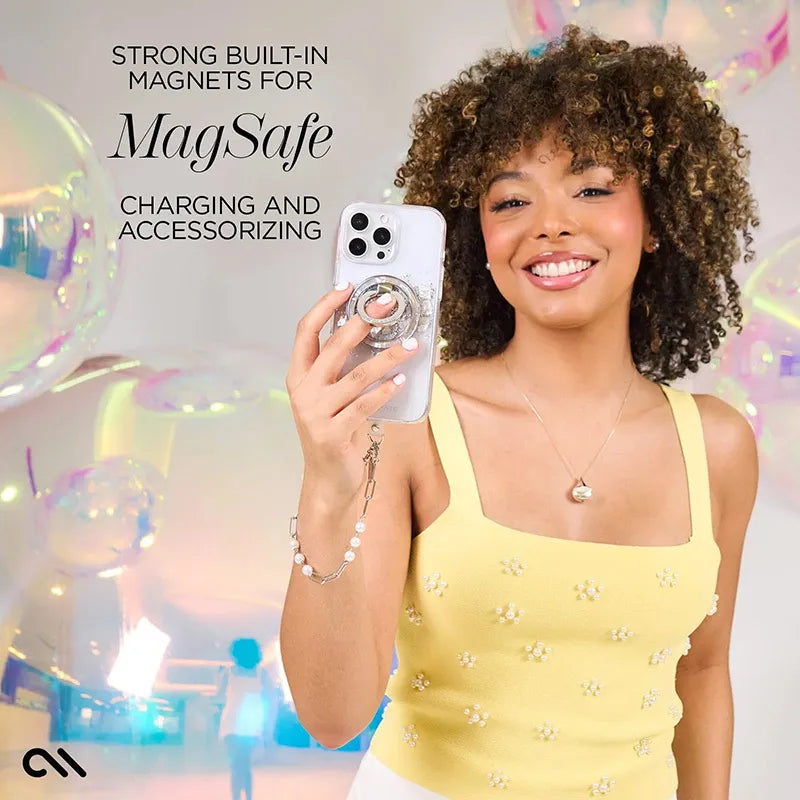 Case-Mate Karat MagSafe – dėklas iPhone 16 Pro su perlamutro intarpais (A Touch of Pearl)