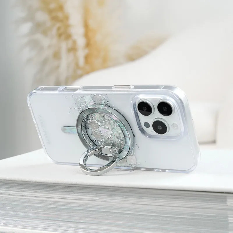Case-Mate Karat MagSafe – dėklas iPhone 16 Pro su perlamutro intarpais (A Touch of Pearl)