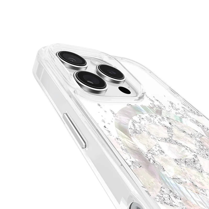 Case-Mate Karat MagSafe – dėklas iPhone 16 Pro su perlamutro intarpais (A Touch of Pearl)