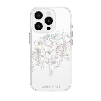 Case-Mate Karat MagSafe – dėklas iPhone 16 Pro su perlamutro intarpais (A Touch of Pearl)
