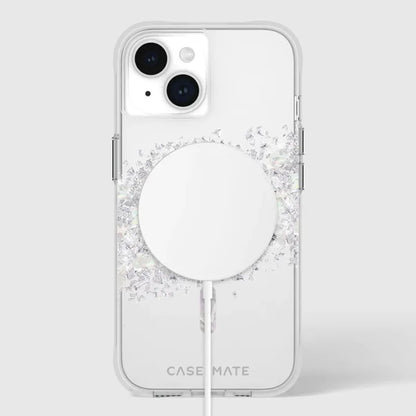 Case-Mate Karat MagSafe – dėklas, skirtas „iPhone 15“ / „iPhone 14“ / „iPhone 13“, dekoruotas perlamutru (Perlamutro prisilietimas)