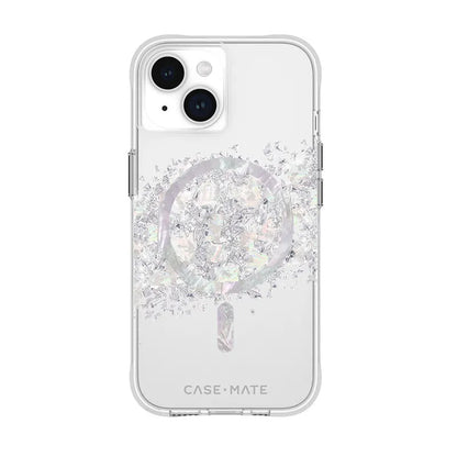 Case-Mate Karat MagSafe – dėklas, skirtas „iPhone 15“ / „iPhone 14“ / „iPhone 13“, dekoruotas perlamutru (Perlamutro prisilietimas)