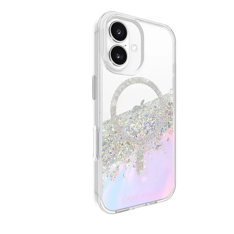 Case-Mate Karat MagSafe – dėklas skirtas iPhone 16 (Holografinis muilo burbulas)