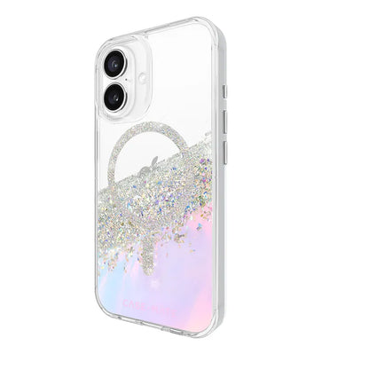 Case-Mate Karat MagSafe – dėklas skirtas iPhone 16 (Holografinis muilo burbulas)