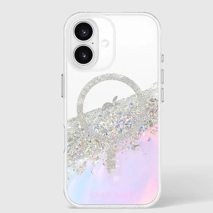 Case-Mate Karat MagSafe – dėklas skirtas iPhone 16 (Holografinis muilo burbulas)