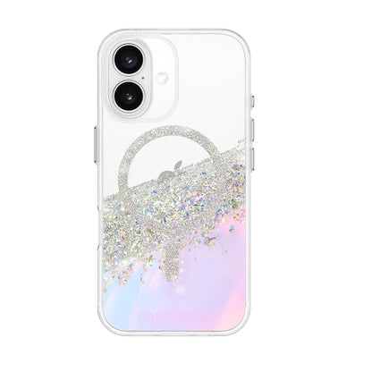 Case-Mate Karat MagSafe – dėklas skirtas iPhone 16 (Holografinis muilo burbulas)