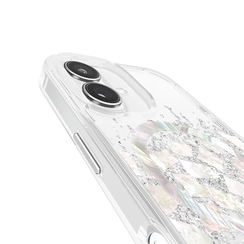 Case-Mate Karat MagSafe – dėklas, skirtas „iPhone 16“, su perlo inkrustacija („A Touch of Pearl“)