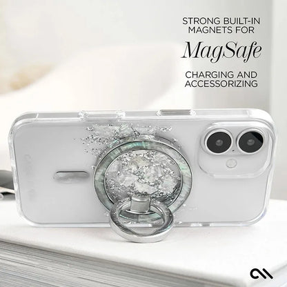 Case-Mate Karat MagSafe – dėklas, skirtas „iPhone 16“, su perlo inkrustacija („A Touch of Pearl“)