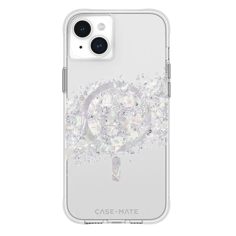 Case-Mate Karat MagSafe – iPhone 15 Plus dėklas su perlamutru („A Touch of Pearl“)