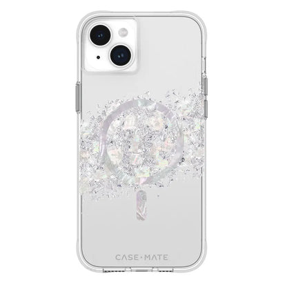 Case-Mate Karat MagSafe – iPhone 15 Plus dėklas su perlamutru („A Touch of Pearl“)