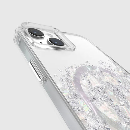 Case-Mate Karat MagSafe – iPhone 15 Plus dėklas su perlamutru („A Touch of Pearl“)