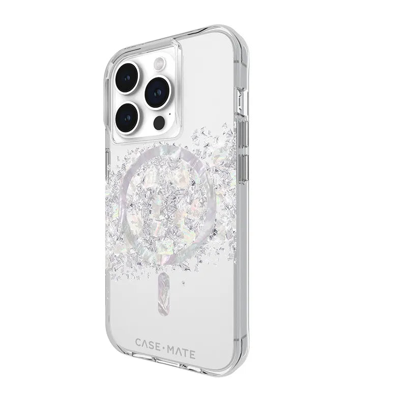 Case-Mate Karat MagSafe – iPhone 15 Pro dėklas su perlamutru („Perlo prisilietimas“)
