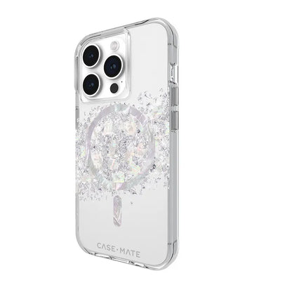 Case-Mate Karat MagSafe – iPhone 15 Pro dėklas su perlamutru („Perlo prisilietimas“)