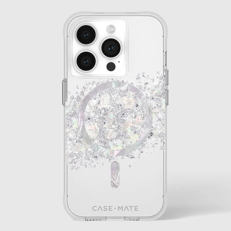 Case-Mate Karat MagSafe – iPhone 15 Pro dėklas su perlamutru („Perlo prisilietimas“)