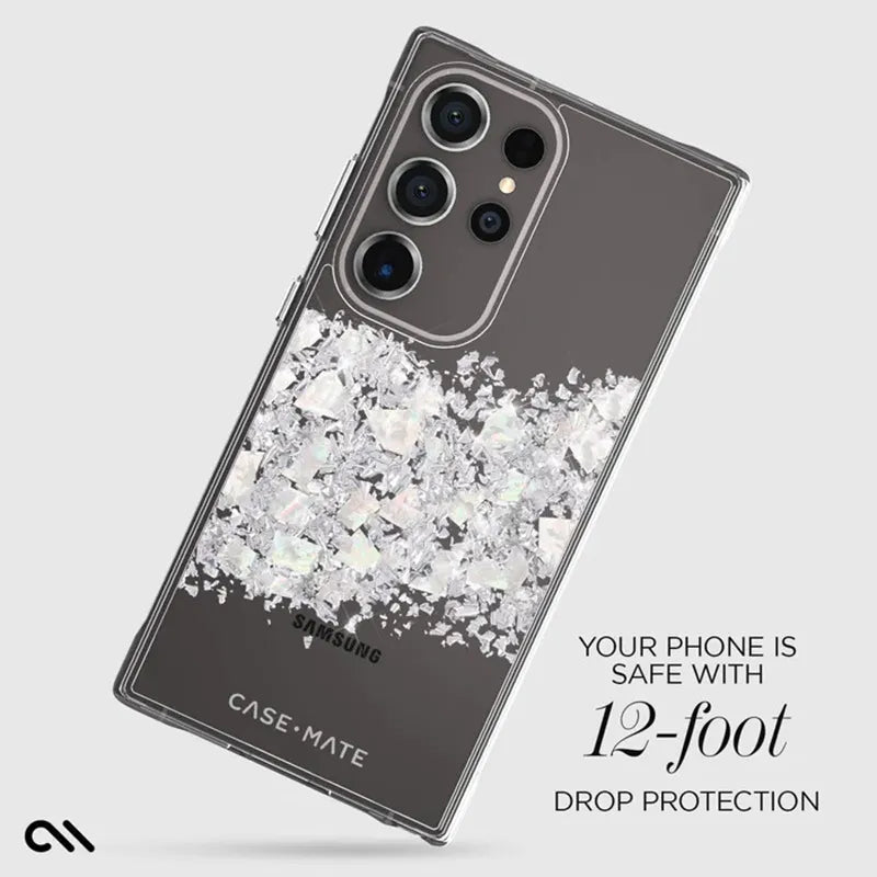 Case-Mate Karat - "Samsung Galaxy S24 Ultra" dėklas, dekoruotas perlamutru (A Touch of Pearl)
